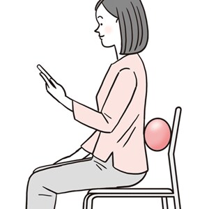 読書中やスマホを見ながら｜座った姿勢で、手を使わずに筋トレ！