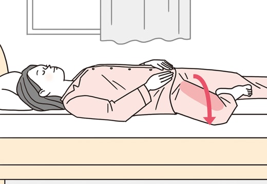 ベッドで｜内ももの柔軟性を高めるストレッチ