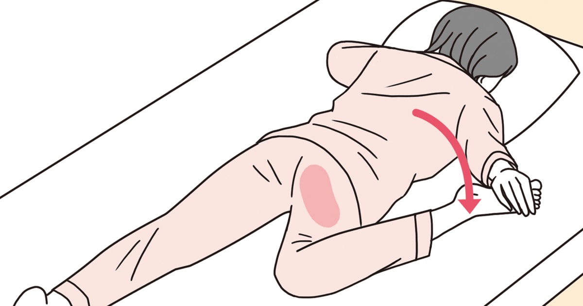 ベッドで｜股関節周辺をやわらかくするストレッチ