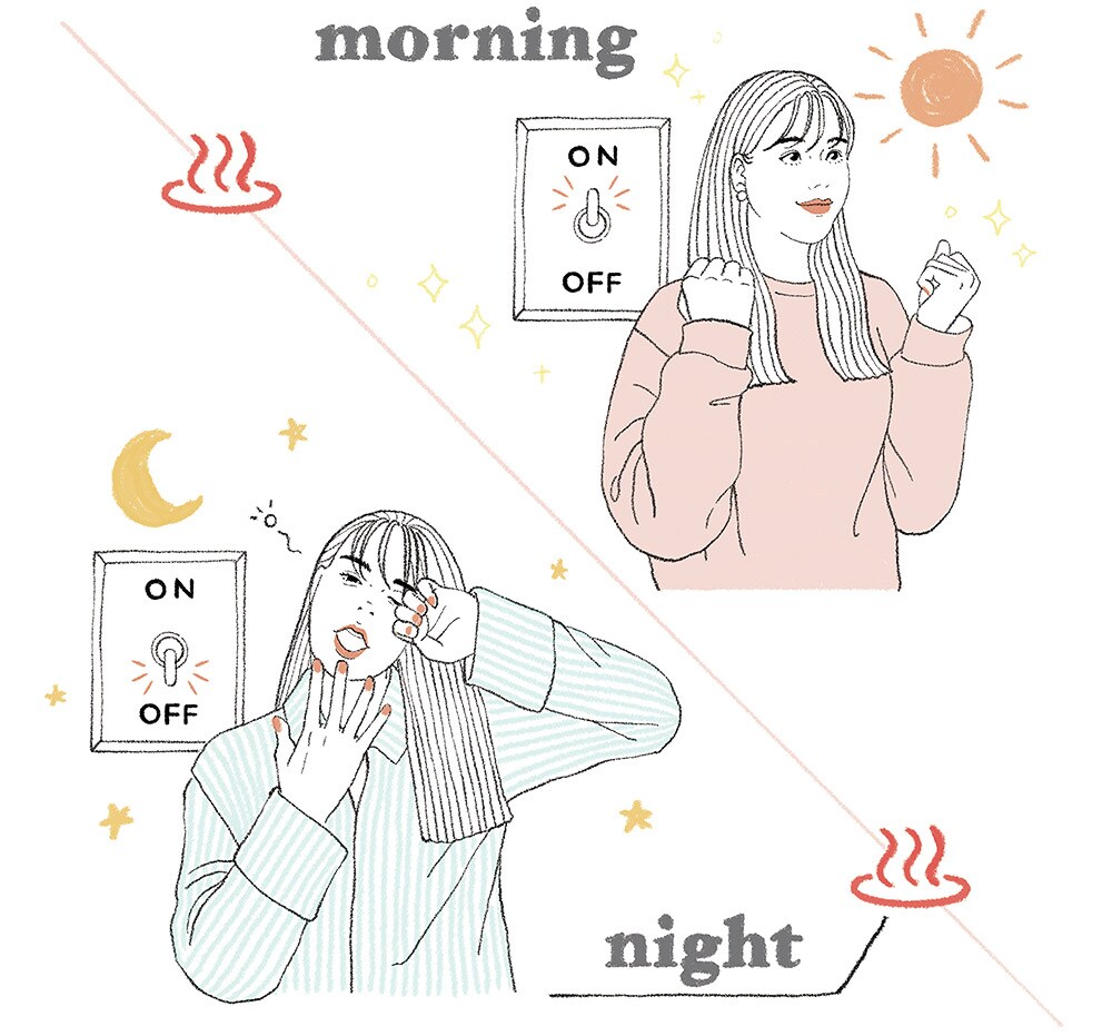 オン/オフの切り替えになる入浴は、質のいい睡眠へのプロローグ