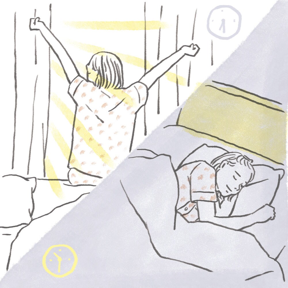睡眠と食事習慣…規則正しい生活が一番の対策